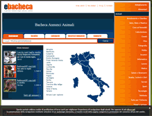 Tablet Screenshot of animali.ebacheca.it